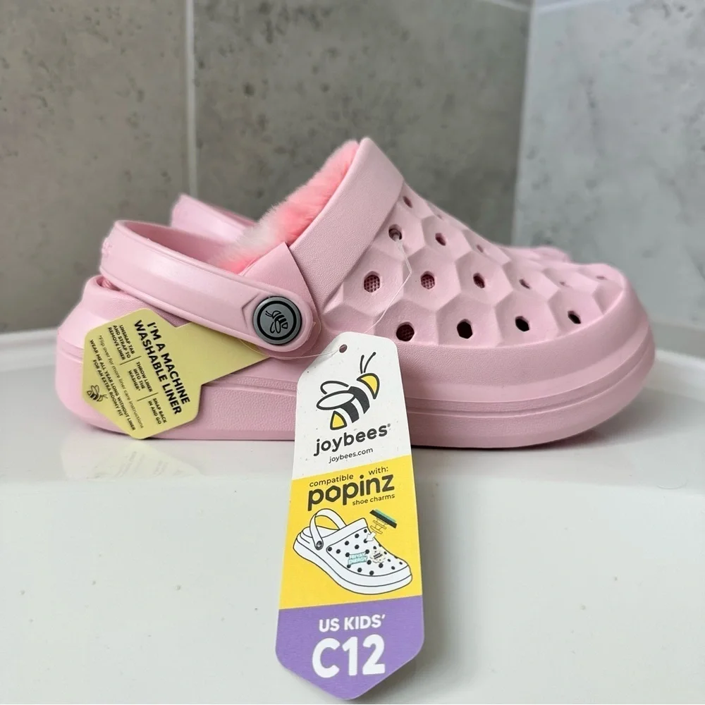 Joybees Varsity Lined Clogs Size 12 Kids